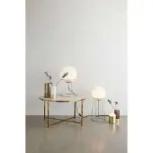 Hubsch Golvlampa , Vit, Vardagsrum, Metall