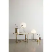 Hubsch Bordslampa , Vit, Vardagsrum, Metall