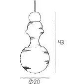 Design By Us Design pendellampa Paris 1920, dimbar, Vitt / opal, Vardagsrum / matsal, Glas, Design, Pendellampa