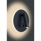 ANTIDARK Vägglampa , Svart, Sovrum, Aluminium