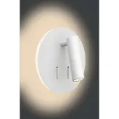 ANTIDARK Vägglampa , Vit, Sovrum, Aluminium