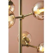 Halo Design Golvlampa , Guld / mässing, Vardagsrum, Metall