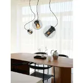 Halo Design Taklampa , Grå, Matsal, Metall