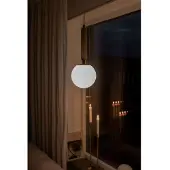 Globen Lighting Hänglampa Torrano, dimbar, Creme / bärnsten, Vardagsrum / matsal, Sten, Design, Pendellampa