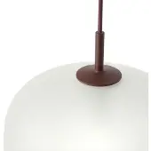 Muuto Taklampa , Röd, Vardagsrum, Glas
