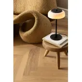 Nuura Aps Bordslampa , Blossi, dimbara, Svart, Vardagsrum, Metall, Skandinavisk