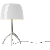 Foscarini Design bordslampa Lumiere piccola, dimbar, Vitt / opal, Vardagsrum / matsal, Glas, Design, Bordslampa