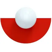 Swedish Ninja Vägglampa , Röd, Vardagsrum, Metall