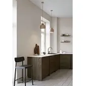 Woud Taklampa , Stone, dimbara, Vit, Kök, Metall, Design
