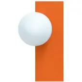 Swedish Ninja Vägglampa , Orange, Vardagsrum, Metall