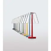 Rotaliana Bordslampa , dimbara, Vit, Vardagsrum, Aluminium