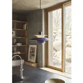 Louis Poulsen Taklampa , PH 5 300, Blå, Vardagsrum, Metall