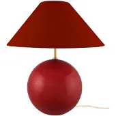 Globen Lighting Bordslampa , IRIS, Röd, Vardagsrum, Glas, Vintage / retro