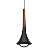 Lodes Taklampa , Svart, Aluminium