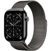 Apple Watch Series 11 Titan 46 mm (2025) | GPS + Cellular | skiffer | Milanesisk loop M/L | skiffer