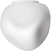 Foscarini Design taklampa Hoba Midi, Vitt / opal, Vardagsrum / matsal, Glas, Design, Taklampa