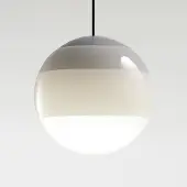 Marset Taklampa , Dipping Light, dimbara, Vit, Vardagsrum, Glas, Design