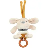 Nattou Aktivitetsleksaker - Vibrerande hund Charlie - 20 cm - Be - - One Size - Aktivitetsleksaker