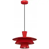 Luminex Hänglampa Plato , dimbar, Röd, Vardagsrum / matsal, Metall, Modern, Pendellampa