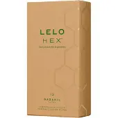 LELO Hex Organic - kondomer - extra tunn latex - 12 st