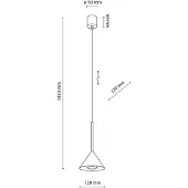 TK Lighting Hänglampa Cono , dimbar, Svart, Vardagsrum / matsal, Metall, Modern, Pendellampa