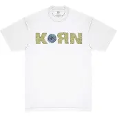 Ginza.se Korn: Unisex T-Shirt/Doll Issues (White) (Back Print) (Medium)