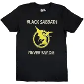 Ginza.se Black Sabbath: Unisex T-Shirt/Never Say Die (Black) (X-Large)