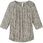 Sheego Blus ecru / svart
