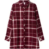 Sheego Blus grå / vinröd