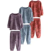 Next Pyjamas opal / lila / röd / svart