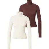 STUDIO SELECT T-shirt 'Mila' kräm / choklad