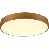 TRIO Lighting LED taklampa Doha, Mässing / guld, Vardagsrum / matsal, Metall, LED-taklampa
