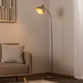 Opviq Golvlampa Varzan , Mässing / guld, Vardagsrum / matsal, Metall, Golvlampa