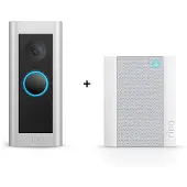 Ring Video Doorbell Pro 2 - Dörrklocka - trådlös - 802.11a/b/g/n/ac - 2.4 Ghz, 5 GHz - satinnickel