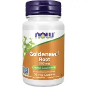 Now , Guldenseal Rot, 500 mg, 50 Veg Kapslar