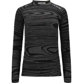 Aclima Women's WarmWool Crewneck Black Motion