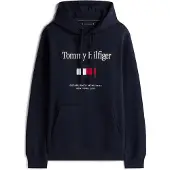 Tommy Hilfiger Logo Embroidery Fleece Hoody