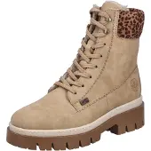 Rieker Stövlett med snörning beige / brun