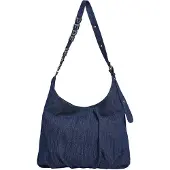 Pepe Jeans för kvinnor. PL0300077 Greta handväska blå (OSFA), Casual, Bomull
