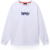 Napapijri T-shirt 'Fiemme' marinblå / gul / vit