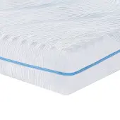 vidaXL Madrass Vit 70 x 200 cm Jacquardtyg