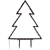 Luca Lighting Julgransspotlight svart 71 cm inkl. LED IP44 - Kas