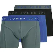 Jack & Jones Boxershorts 'JACBENNETT' blå / grå / svart