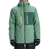 Quiksilver - Skidjackor - Sycamore Solid 20k Jacket Dark Ivy för Unisex - Storlek L - Khaki