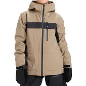 Quiksilver - Skidjackor barn - Quest 20k Youth Jacket Fallen Rock för Unisex - Barnstorlek 10 år - Beige
