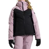 Roxy - Skidjackor barn - Snowsylva Girl Jacket True Black för Unisex - Barnstorlek 10 år - Rosa