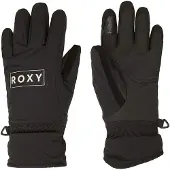 Roxy - Skidhandskar barn - Freshfield Girl Gloves Black för Unisex - Barnstorlek M - Svart