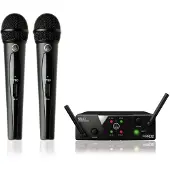 AKG WMS40 Mini Trådlöst Mikrofonsystem Med Dubbla Mikrofoner