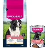 Eukanuba Senior Medium hundfoder med kyckling