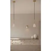 Nuura Vägglampa , Anoli Spot, dimbara, Guld / mässing, Vardagsrum, Metall, Skandinavisk
